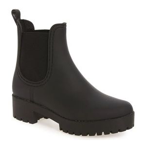Cloudy Waterproof Chelsea Rain Boot - Jeffrey Campbell Size 6